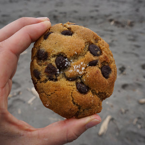 Chocolate chip, olive oil & sea salt cookie, vegan